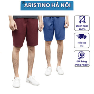 (XẢ L-XL-XXL) Quần short nam Kwin vải thun mềm, cạp chun dây rút do Aristino sản xuất KSO009S1