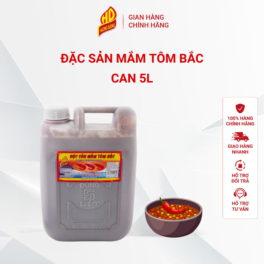 Mắm Tôm Bắc Can Thường 5L - Đặc sản Thanh Hóa