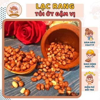 Lạc rang tỏi ớt 200g/300g/500g/1kg ăn vặt vui