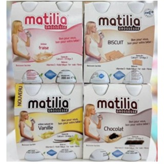 Sữa bầu matilia Pháp đủ vị ( Lốc 4 chai x 200ml)