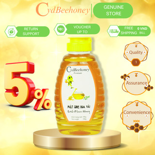Mật ong Hoa Vải Nguyên Chất, Tăng Đề Kháng, Phục Hồi Sức Khỏe, Đẹp Da, Lão Hóa CVDBEEHONEY 500g