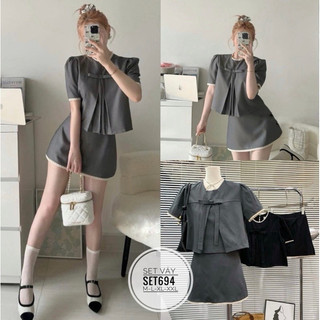 BIGSIZE Bộ áo kèm chân váy SET694