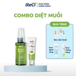 Combo diệt muỗi: Xịt chống muỗi theCi 50ml + Thanh lăn bôi chống muỗi theCi 8ml