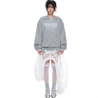 Hoodie xám có nhũ HeartBurn (Crystal Bond Hoodie)