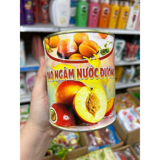Đào ngâm đóng hộp hủ 825g