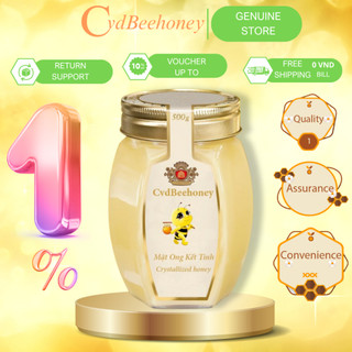 Mật ong Kêt Tinh Tự Nhiên, Tăng Đề Kháng, Phục Hồi Sức Khỏe, Đẹp Da Cho Người Già, Trẻ Em, Nam, Nữ CVDBEEHONEY 500g