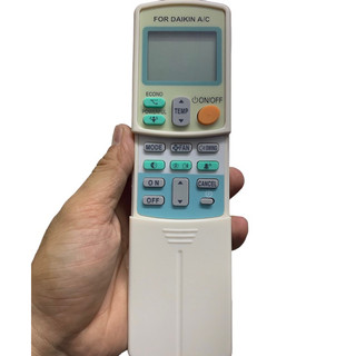 Điều khiển remote đa năng máy lạnh daikin. dùng được tất cả các đời máy lạnh. hàng cao cấp. tặng kèm pin aaa