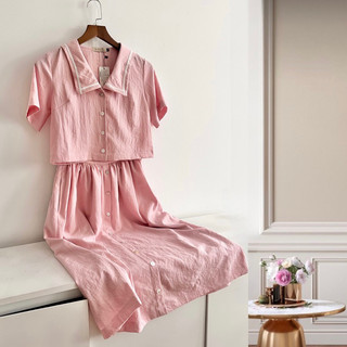 Set áo thuỷ thuỷ kèm chân váy Mabel