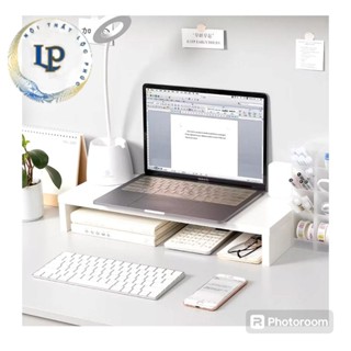 Kệ để máy tính giá laptop kê màn hình bằng gỗ đa năng tặng kèm vít
