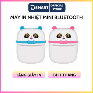 Máy in nhiệt mini Bluetooth cầm tay , in hoá đơn, in ảnh , in tài liệu không cần mực - Tặng kèm 1 cuộn giấy in
