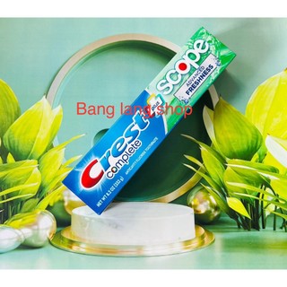 ( 232gr) Kem đánh siêu trắng răng Crest Complete Extra Whitening Scope