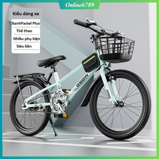 Xe đạp cho trẻ em cao cấp, thể thao size bánh 20/22/24 inch cho trẻ từ từ 1m1-1m6 bảo hành 24 tháng mã MS1