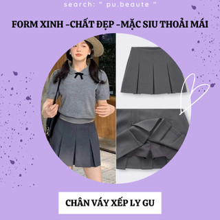 Chân váy xếp ly gu
