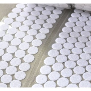 100 cặp nhám gai tròn trắng 1.5 cm