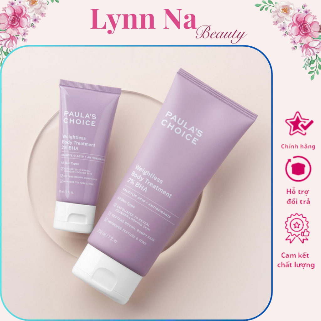 Kem dưỡng thể Lotion BHA 2% giảm mụn cơ thể 210ml