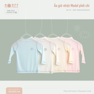 [CHÍNH HÃNG] Áo giữ nhiệt cổ 2cm chất liệu modal trẻ em Hrnee