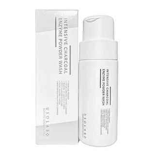 Tẩy tế bào chết trắng da USOLAB - Soft Charcoal Enzyme Powder Wash enzym dạng bột hút bã nhờn, sáng da