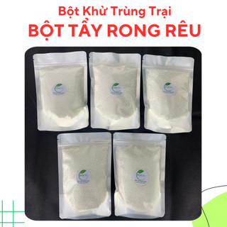Combo 5 bột tẩy rong rêu trên nền sân xi măng, hoàn tiền 100% nếu không sạch