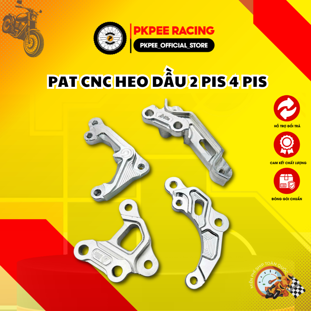 Pat Heo CNC Cho Heo Nissin 2 Pis Đi Đĩa Zin Winner, Vario | Phụ Kiện Xe PKPEE