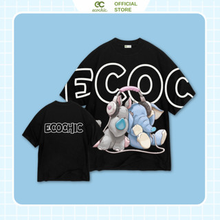 Áo Thun Local Brand ECOC Bear Elephant Tee Chính Hãng Form Rộng Phông Nam Nữ Unisex Oversize 100% Cotton F746