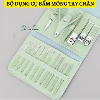 Bộ bấm móng tay dụng cụ làm móng lấy ráy tai nặn mụn kìm cắt móng tay chân