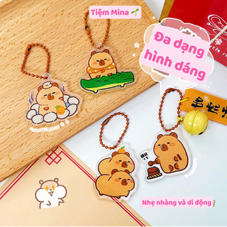 Móc Khóa Capybara Dễ Thương