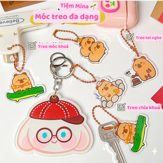 Móc Khóa Capybara Dễ Thương