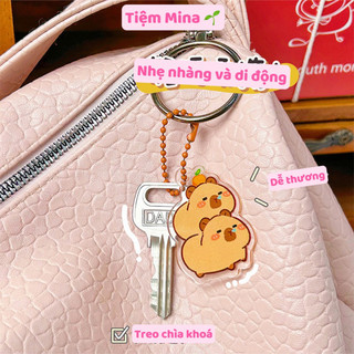 Móc Khóa Capybara Dễ Thương