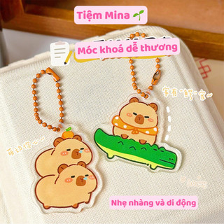 Móc Khóa Capybara Dễ Thương