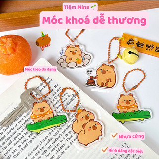 Móc Khóa Capybara Dễ Thương