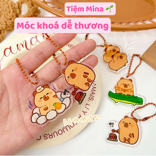 Móc Khóa Capybara Dễ Thương