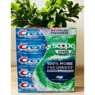 Kem đánh răng Crest Complete Extra Whitening Scope-Mỹ