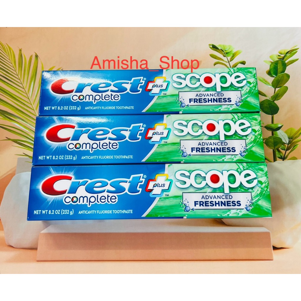 Kem đánh răng Crest Complete Extra Whitening Scope-Mỹ