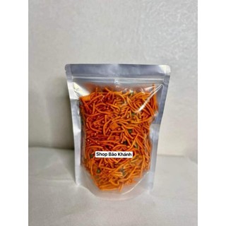 500gr bim bim que đậu hà lan siêu ngon đóng túi zip xịn
