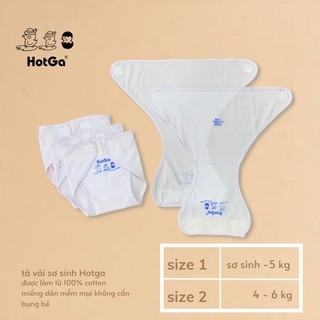 Tả dán vải sơ sinh Hotga (set 5)