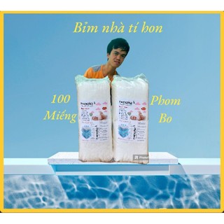 (phom bo) Combo 100 miếng bỉm quần hipgip M L XL XXL XXXL (kèm 2 miếng)
