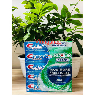 Kem đánh răng Crest complete Extra Whitening Scope (232g) xuất xứ Mỹ