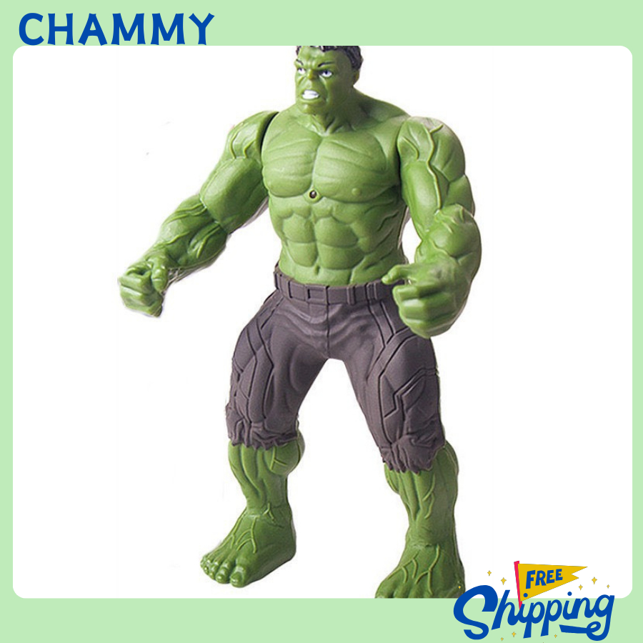 Đồ chơi mô hình siêu anh hùng HULK khổng lồ cao 50cm phát ra âm thanh ánh sáng chất lượng cao vô cùng an toàn