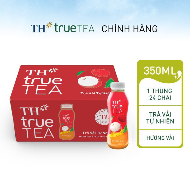 Trà TH True Milk Trà Vải Thùng 24 chai