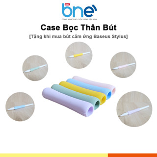 CASE bọc bút cảm ứng Pencil / Bút Baseus màu sắc bắt trend, silicon chống sốc, chống lăn bút