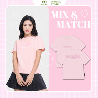 Áo Thun ECOCHIC PLAIN BABY TEE Local Brand Chính Hãng Form Ôm Tay Lỡ Nữ Fit Body Cổ Tròn Y2k 100% Cotton B023