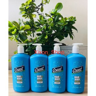 Sữa tắm và gội dành cho nam Coast Classic Hair & Body Wash (946ml) của Mỹ