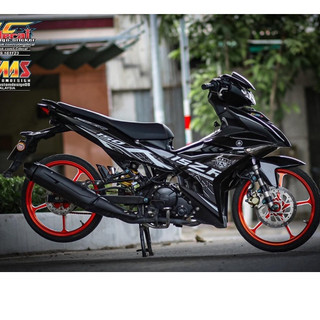 Dàn áo exciter 150 đen bóng phiên bản Y15zr có tặng kèm sẵn tem