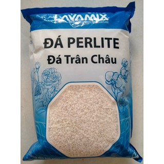 ĐÁ PERLITE (ĐÁ TRÂN CHÂU) 5dcm3- Giàu khoáng chất, ổn định cấu trúc đất
