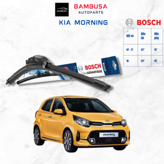 Bộ gạt mưa Kia Morning - Bosch chính hãng móc U Advantage - Clear Advantage - Aerotwin