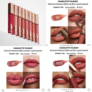 Son kem lì Charlotte Tilbury Airbrush Flawless Matte Blur $35