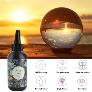 [Hàng Chuẩn] 1 Kg Keo UV Cứng Siêu Trong Crystal Clear Epoxy Resin