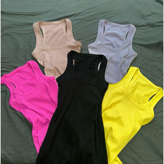 Đầm Ba Lỗ Dáng Dài Basic MayChoose Màu Pastel Freesize