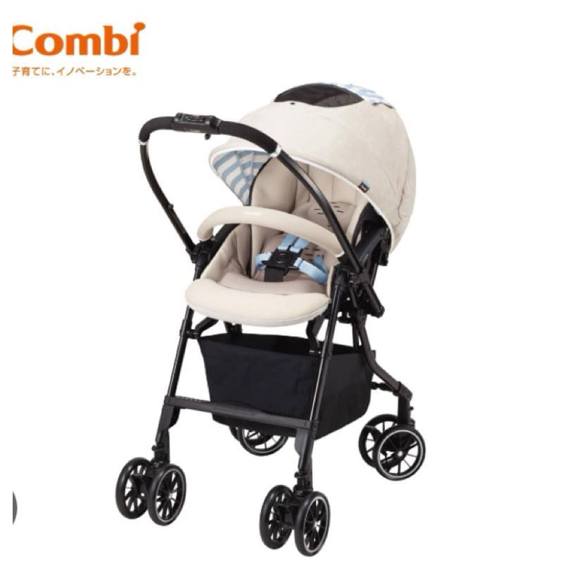 [NEW 100%] Xe đẩy COMBI Handy 4Cas Compact - Đảo chiều tay cầm