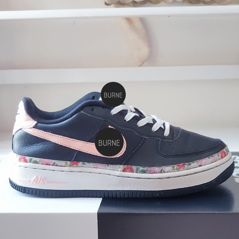 Giày AF1 đen cổ thấp, size 38, real 2hand
